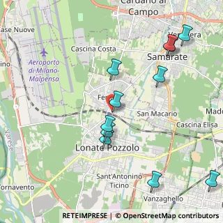 Mappa Via Armando Diaz, 21010 Ferno VA, Italia (2.26364)