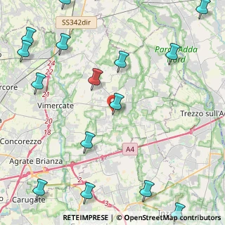 Mappa Via del Borgo, 20882 Bellusco MB, Italia (6.59824)
