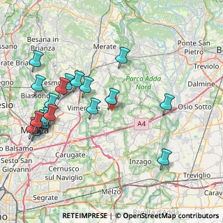 Mappa Via del Borgo, 20882 Bellusco MB, Italia (9.3925)