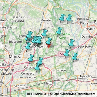 Mappa Via del Borgo, 20882 Bellusco MB, Italia (6.7705)