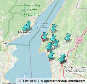 Mappa Località Loncrino, 37010 Torri del Benaco VR, Italia (6.27667)