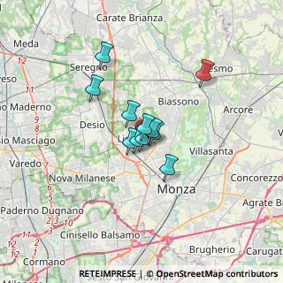 Mappa Via Francesco Ferrucci, 20035 Lissone MB, Italia (1.96909)
