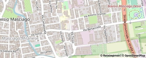 Mappa Bovisio-Masciago