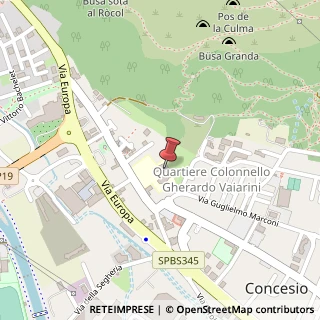 Mappa Via Marconi Guglielmo, 15, 25062 Concesio, Brescia (Lombardia)