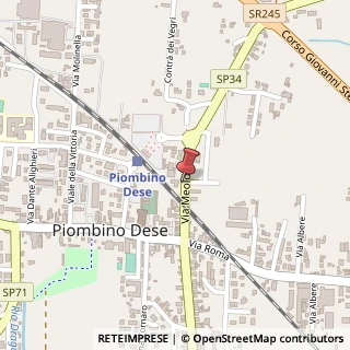 Mappa Via Meolde, 51, 35017 Piombino Dese PD, Italia, 35017 Piombino Dese, Padova (Veneto)