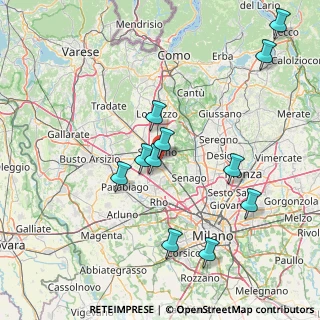 Mappa Vicolo Euclide, 21042 Caronno Pertusella VA, Italia (16.01818)
