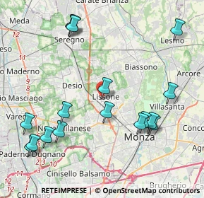 Mappa Via Luigi Galvani, 20851 Lissone MB, Italia (4.79353)