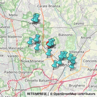 Mappa Via Luigi Galvani, 20851 Lissone MB, Italia (3.28684)