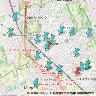 Mappa Via Luigi Galvani, 20851 Lissone MB, Italia (1.2675)