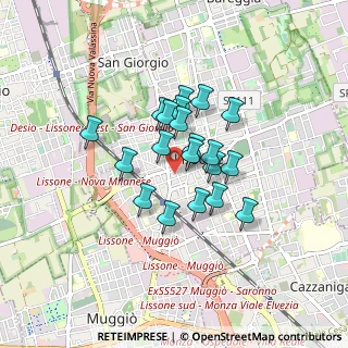 Mappa Via Luigi Galvani, 20851 Lissone MB, Italia (0.5985)