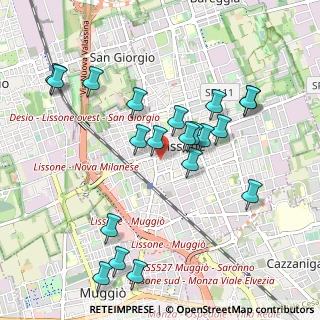 Mappa Via Luigi Galvani, 20851 Lissone MB, Italia (1.0035)
