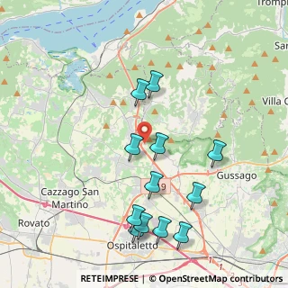 Mappa Via la Pira, 25050 Passirano BS, Italia (4.15)