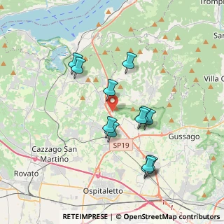 Mappa Via la Pira, 25050 Passirano BS, Italia (3.42167)