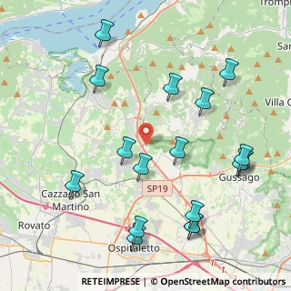 Mappa Via la Pira, 25050 Passirano BS, Italia (4.80176)