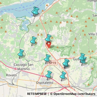 Mappa Via la Pira, 25050 Passirano BS, Italia (4.84667)