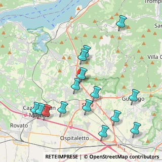 Mappa Via la Pira, 25050 Passirano BS, Italia (4.52467)