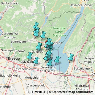 Mappa Via Giovanni Andrea Bertanza, 25087 Salò BS, Italia (9.356)