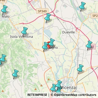 Mappa Via R. Leoncavallo, 36030 Caldogno VI, Italia (6.62643)