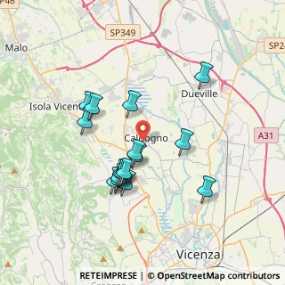 Mappa Via R. Leoncavallo, 36030 Caldogno VI, Italia (3.21438)