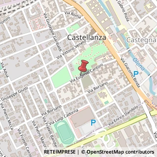 Mappa Via cantoni eugenio 97/e, 21053 Castellanza, Varese (Lombardia)