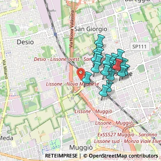 Mappa Via Giovannino Guareschi, 20851 Lissone MB, Italia (0.74)
