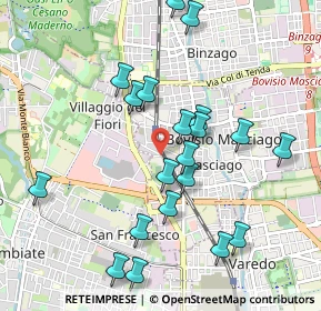 Mappa Via Mameli Goffredo, 20813 Bovisio-Masciago MB, Italia (1)