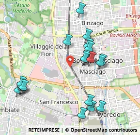 Mappa Via Mameli Goffredo, 20813 Bovisio-Masciago MB, Italia (1.0395)