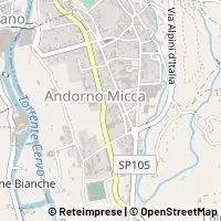 Kaart Andorno Micca