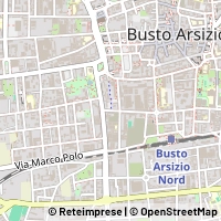 Mapa Busto Arsizio