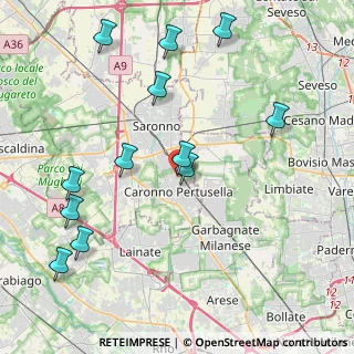 Mappa Via IV Ottobre, 21042 Caronno Pertusella VA, Italia (4.71167)