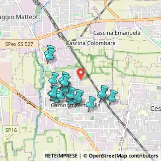 Mappa Via IV Ottobre, 21042 Caronno Pertusella VA, Italia (0.796)