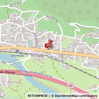 Mappa Via Roma, 115, 11020 Aosta, Aosta (Valle d'Aosta)