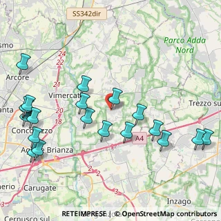Mappa Via Leonardo da Vinci, 20876 Ornago MB, Italia (5.0855)