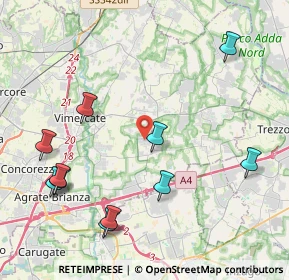 Mappa Via Leonardo da Vinci, 20876 Ornago MB, Italia (4.88545)