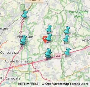 Mappa Via Leonardo da Vinci, 20876 Ornago MB, Italia (3.20727)