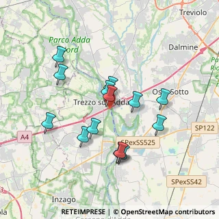 Mappa Via Padre Calvi Benigno, 20056 Trezzo sull'Adda MI, Italia (3.32857)