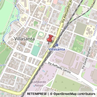 Mappa Via Villa Ambrogio, 10, 20852 Villasanta, Monza e Brianza (Lombardia)