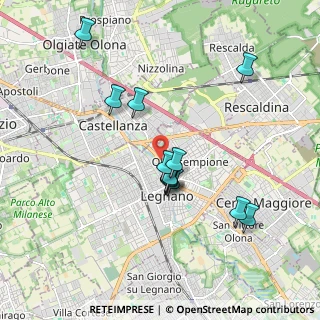Mappa Via Carlo Porta, 20025 Legnano MI, Italia (1.7025)
