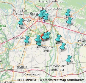 Mappa Via Cimabue, 24059 Urgnano BG, Italia (6.53)