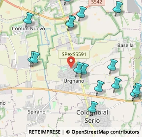 Mappa Via Cimabue, 24059 Urgnano BG, Italia (2.782)