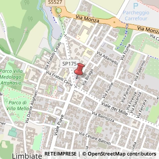 Mappa Piazza V Giornate, 2, 20812 Limbiate, Monza e Brianza (Lombardia)