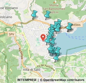 Mappa Via 11 Settembre, 25087 Salò BS, Italia (0.7105)