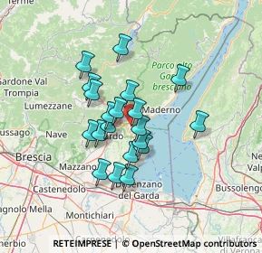 Mappa Via 11 Settembre, 25087 Salò BS, Italia (10.2525)