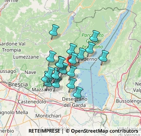 Mappa Via 11 Settembre, 25087 Salò BS, Italia (9.635)