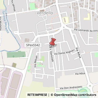 Mappa Via Vittore Daminelli, 15, 24049 Verdellino, Bergamo (Lombardia)
