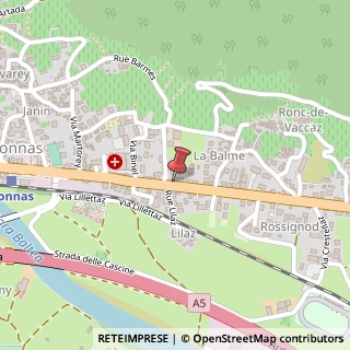 Mappa Via Roma, 104, 11020 Donnas, Aosta (Valle d'Aosta)
