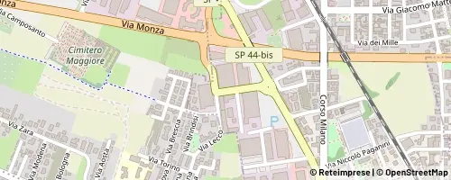 Mappa Bovisio Masciago