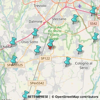 Mappa Via degli Alpini, 24049 Verdello BG, Italia (5.835)
