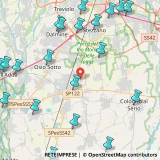 Mappa Via degli Alpini, 24049 Verdello BG, Italia (6.462)