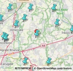 Mappa Via Faro, 20876 Ornago MB, Italia (6.6695)